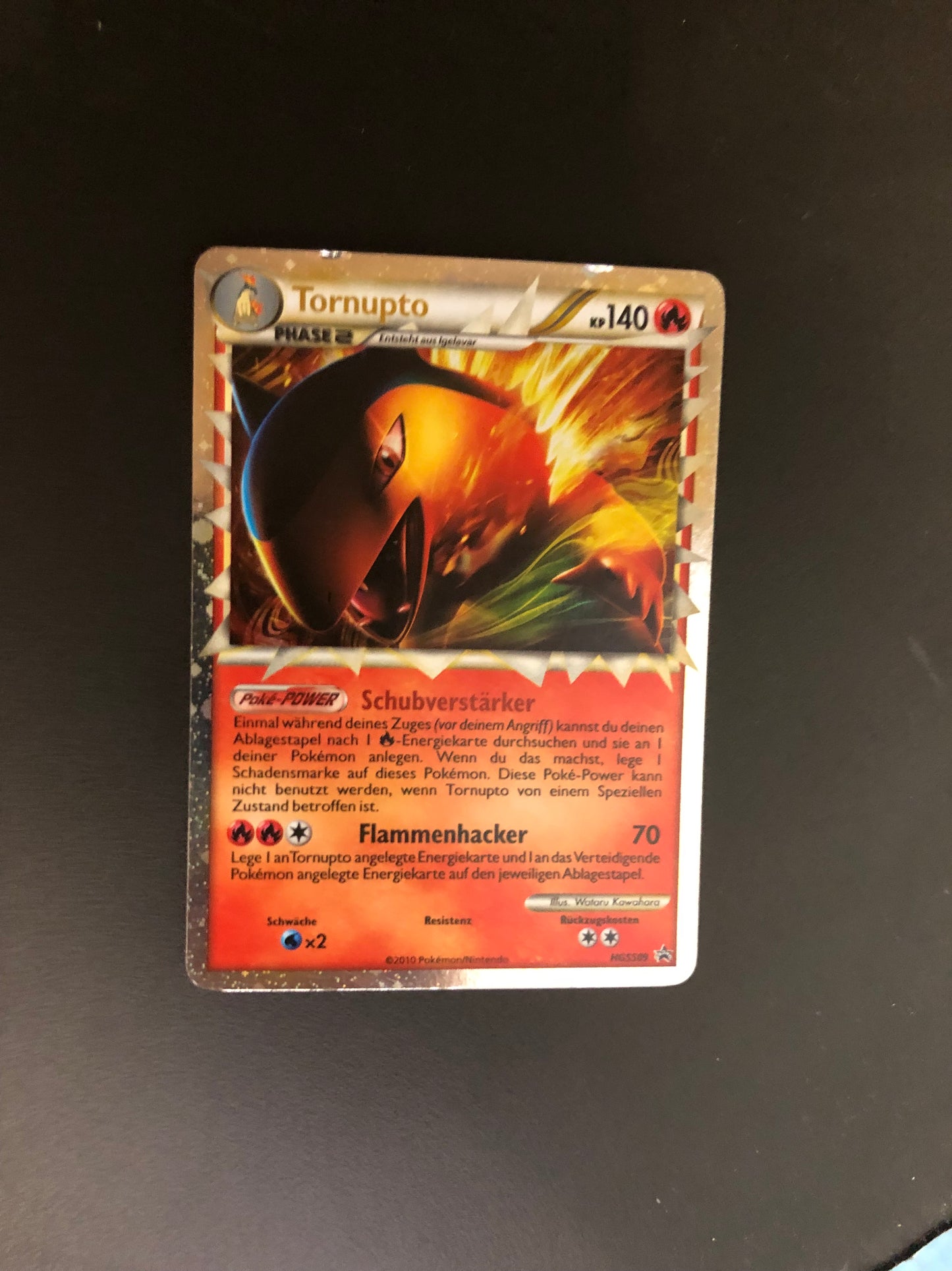 Pokemon Karte Promo Prime Tornupto HGSS09 Deutsch