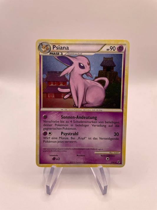 Pokemon Karte Holo Psiana 2/90 Deutsch