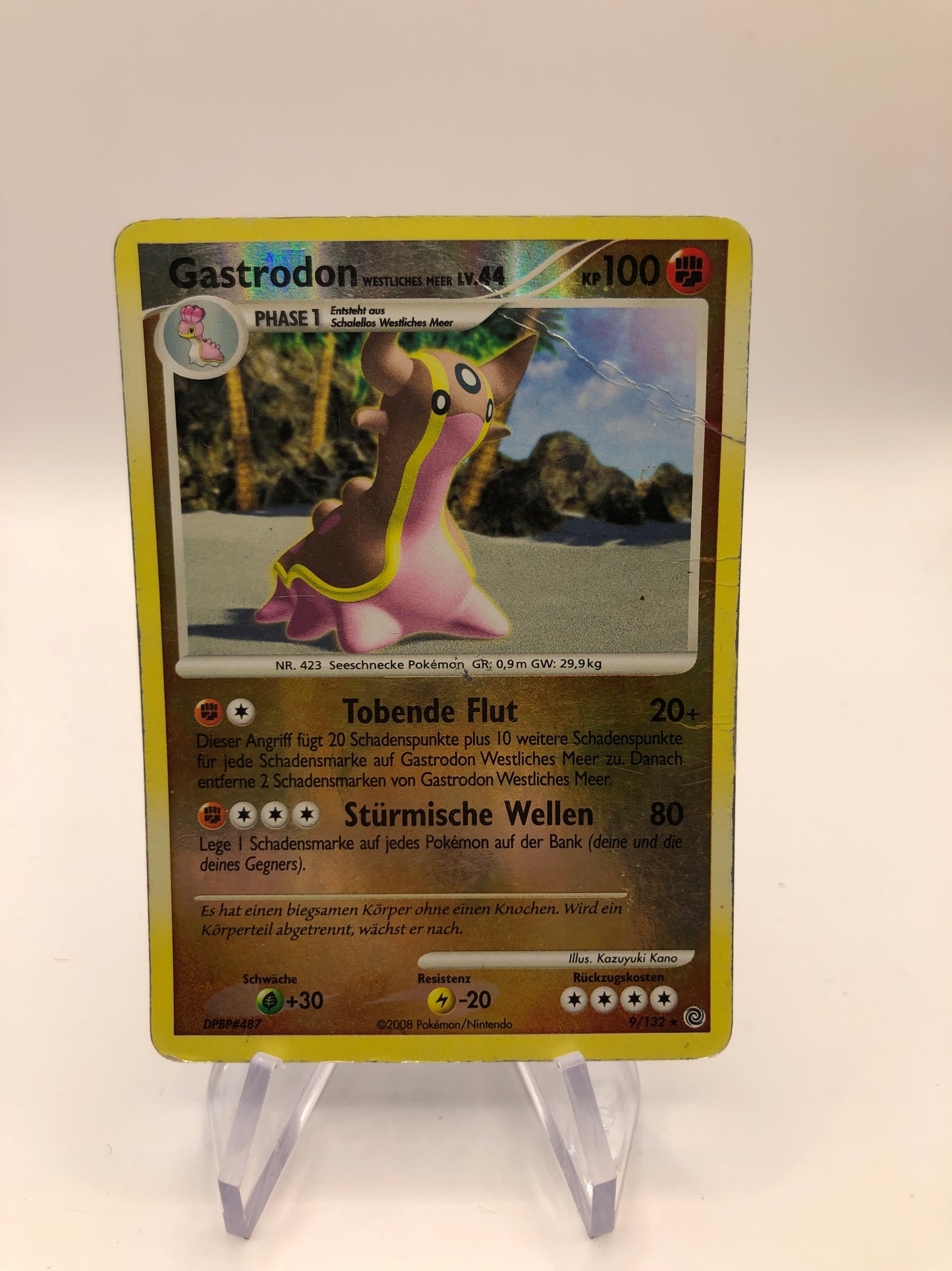 Pokemon Karte Revers Gastrodon 9/123 Deutsch
