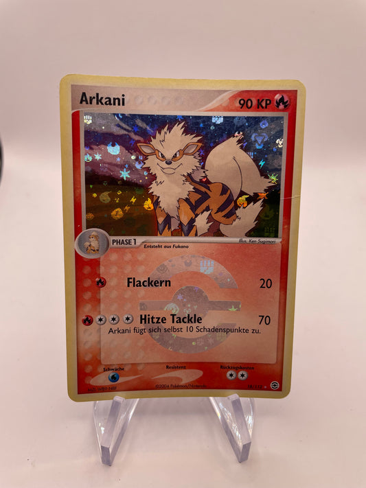 Pokemon Karte Holo Arkani 18/112 Deutsch