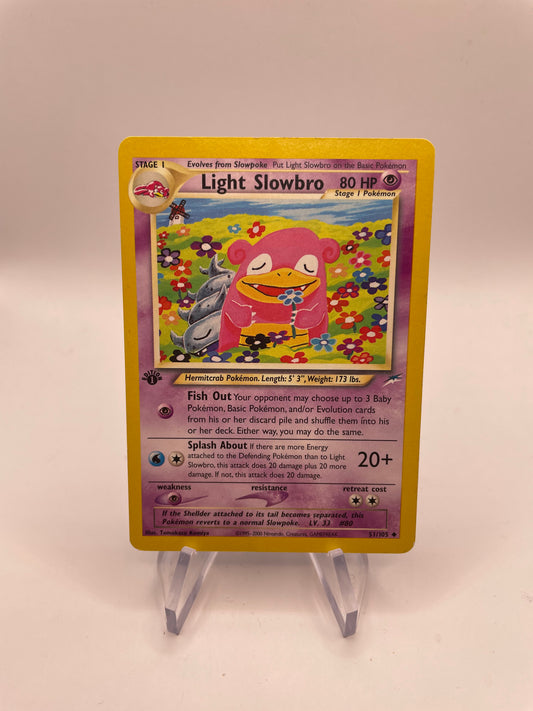 Pokemon Karte Neo Desteny 1.Edition Helles Lahmus 51/105 Englisch