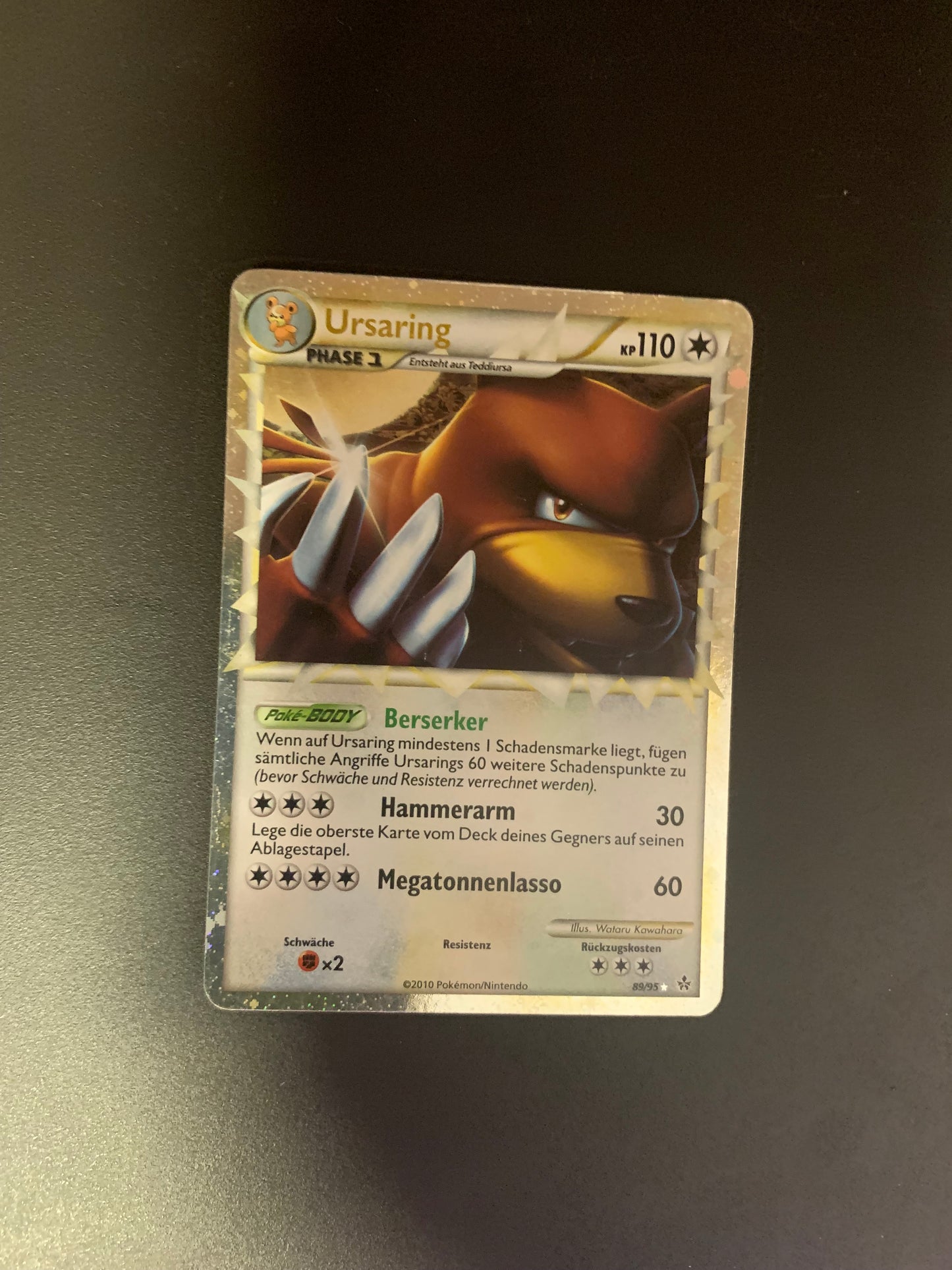 Pokemon Karte Prime Ursaring 89/95 Deutsch