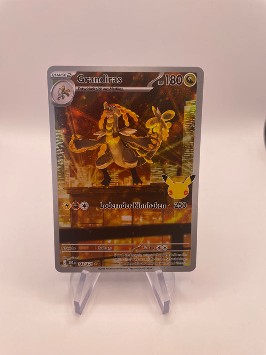 Pokemon Karte Art Rare Celebration Grandiras 143/128 Deutsch