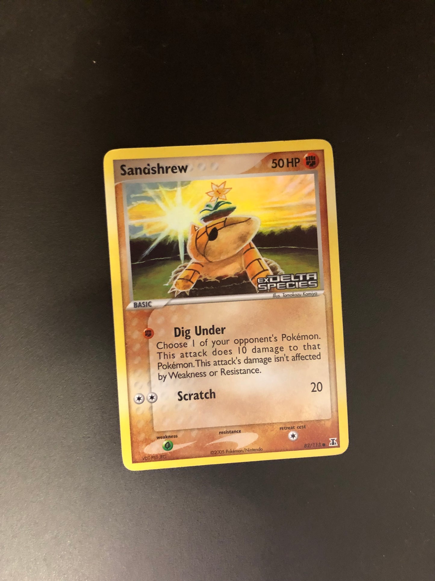 Pokemon Karte Stamp Sandan 82/113 Englisch