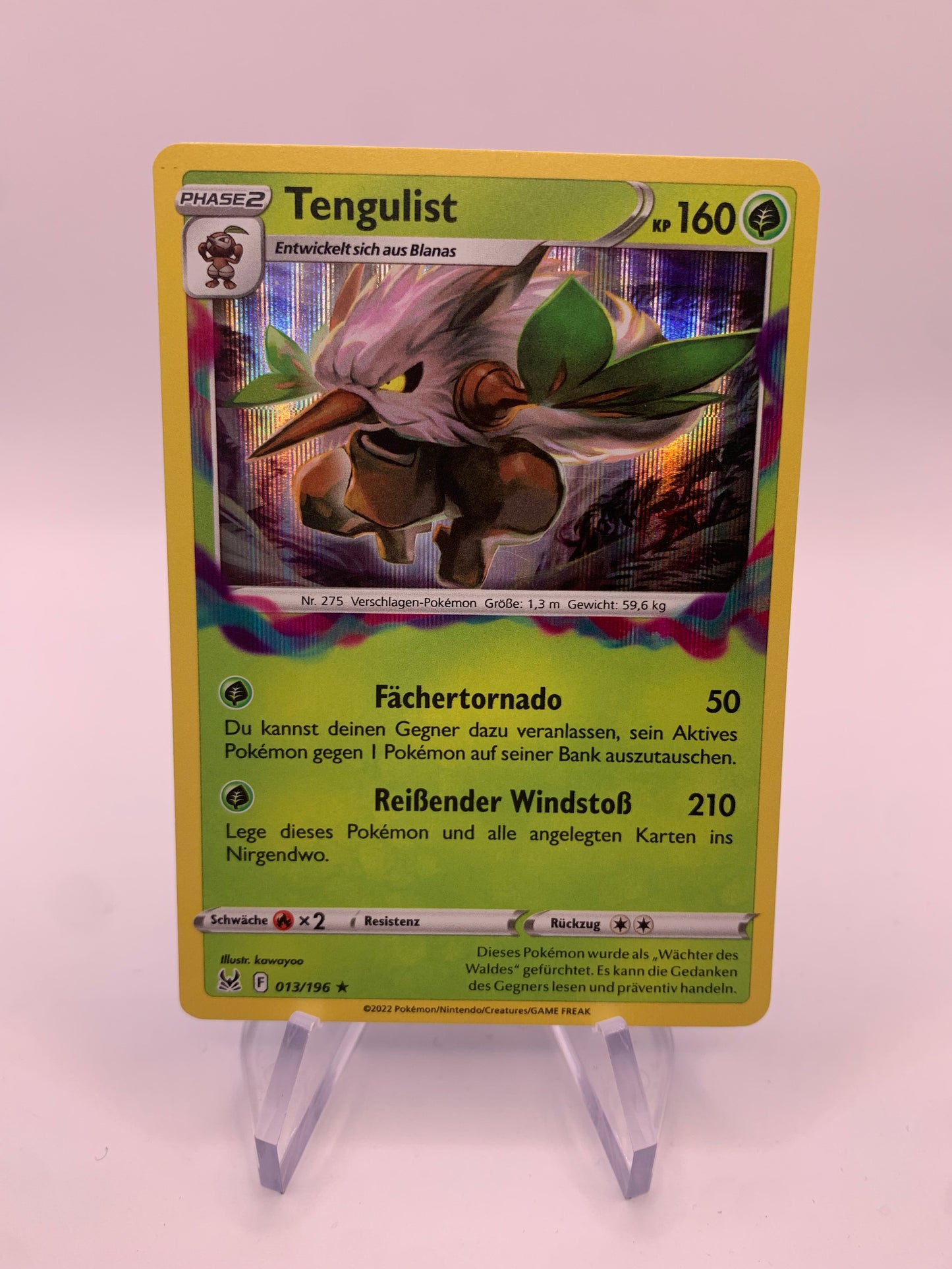 Pokémon Karte Holo Tengulist 13/195 Deutsch