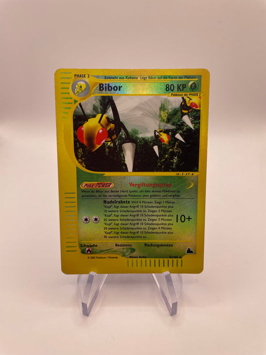 Pokemon Karte E-Serie Reverse Bibor 5/144 Deutsch