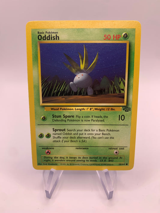 Pokemon card Myrapla 58/64 Jungle English