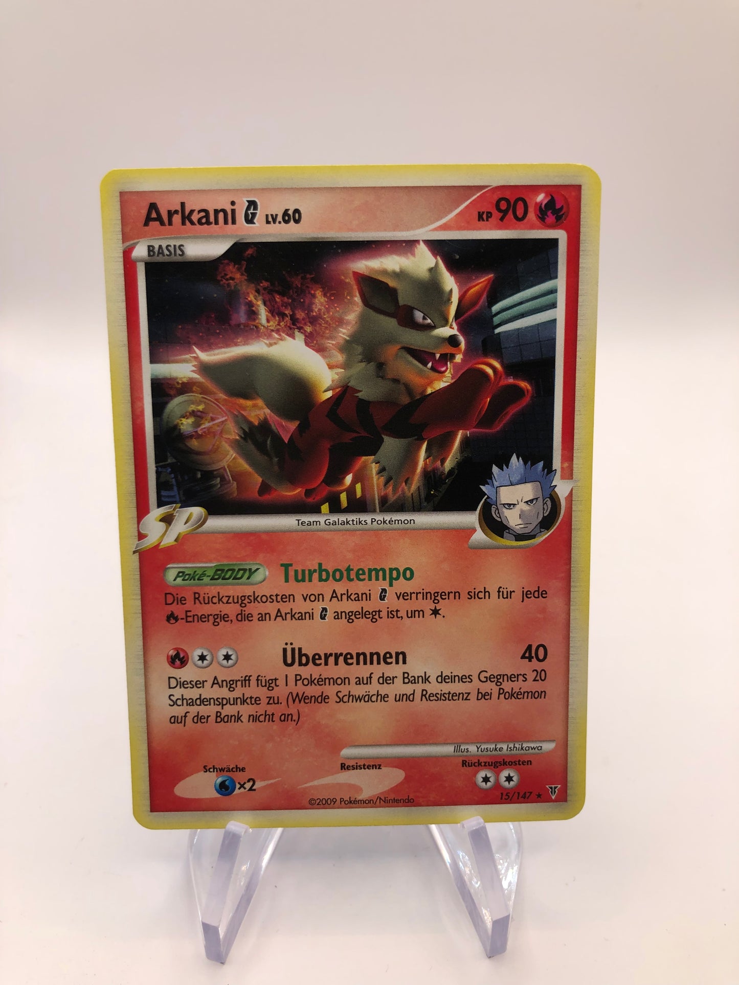 Pokemon Karte Holo Arkani 15/147 Deutsch