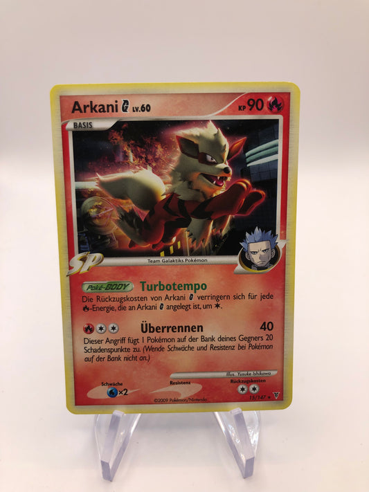 Pokemon Karte Holo Arkani 15/147 Deutsch