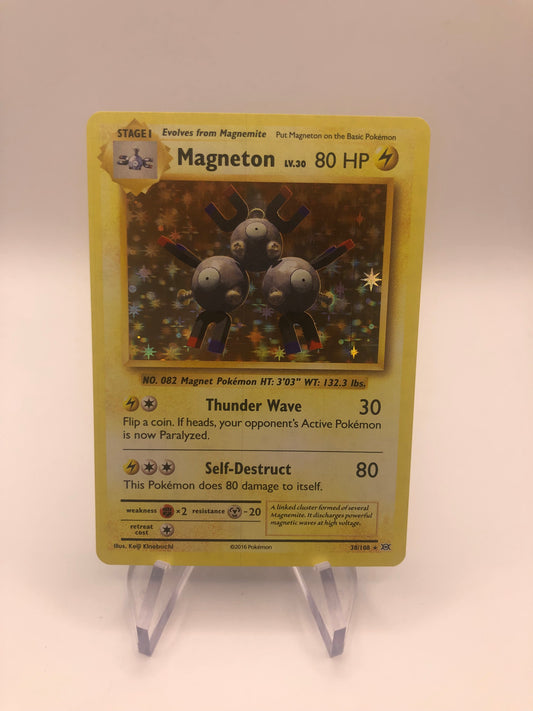 Pokemon Karte Holo Magneton 38/108 Englisch