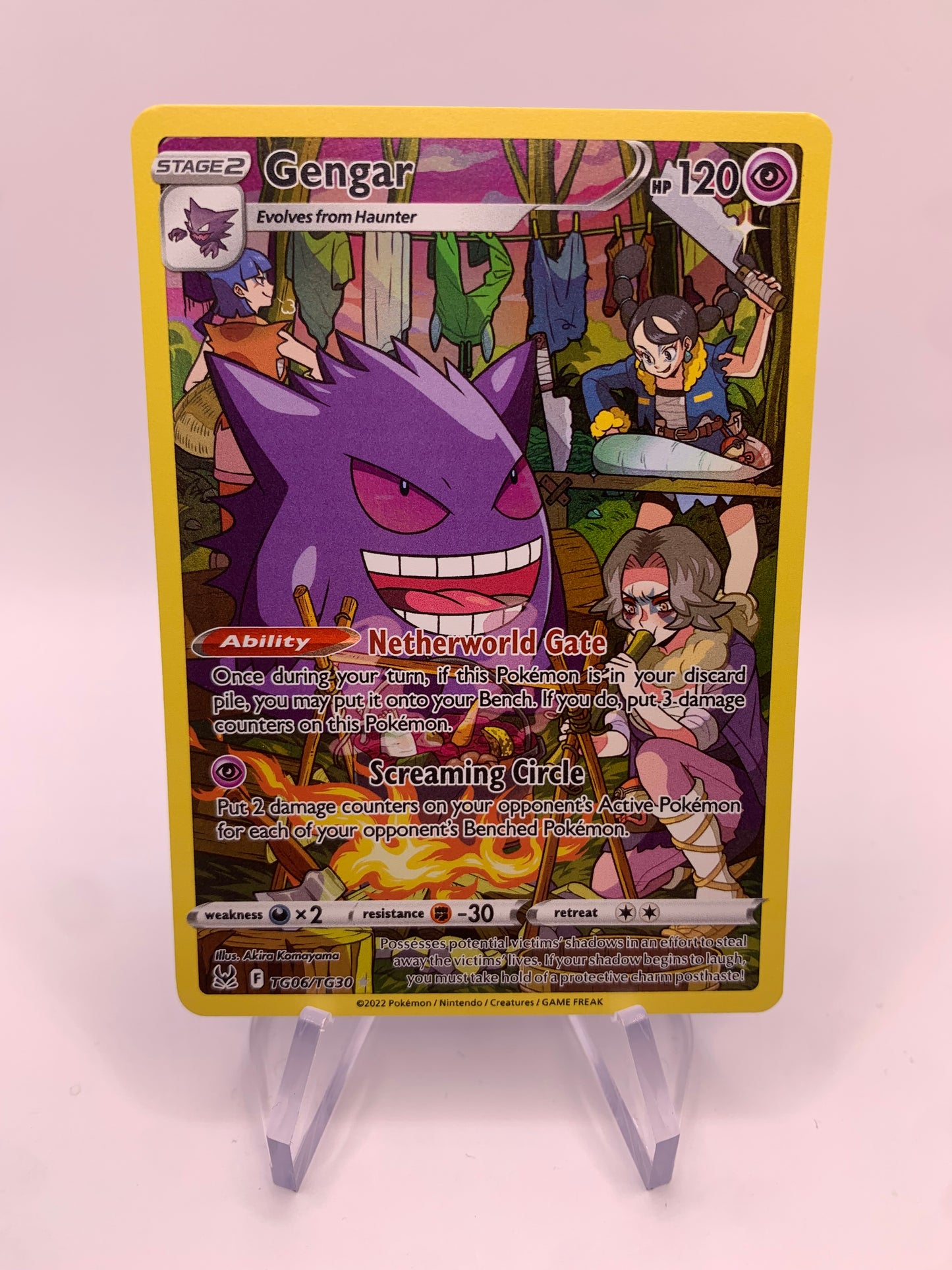 Pokemon Karte Art-Rare Gengar TG06/TG30 Englisch