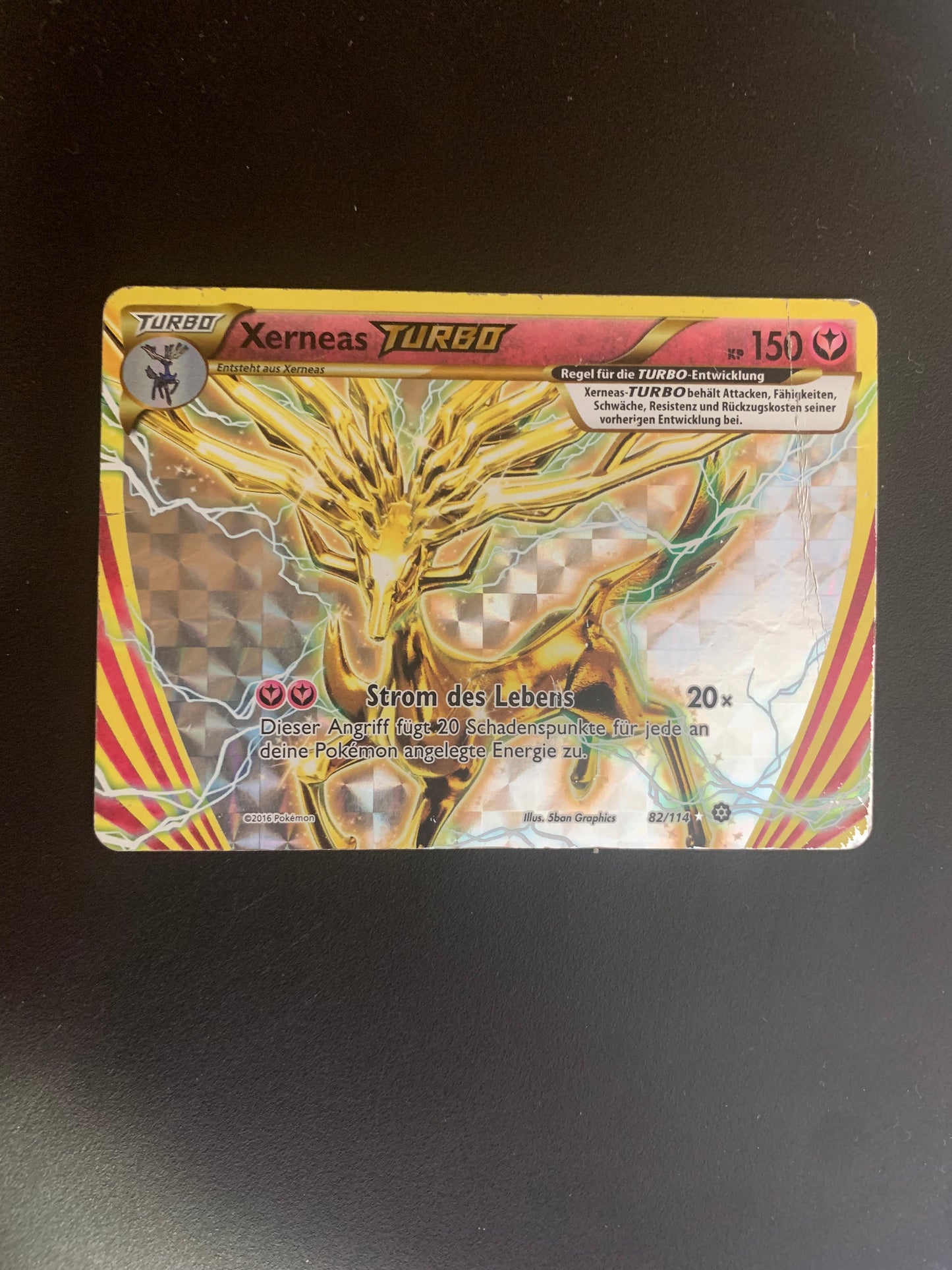 Pokemon Karte Turbo Xerneas 82/114 Deutsch