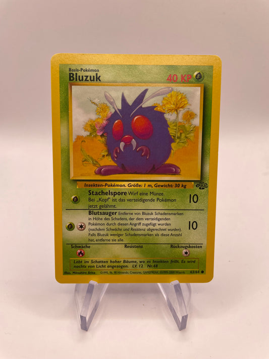 Pokemon Karte Bluzuk 63/64 Jungel Deutsch