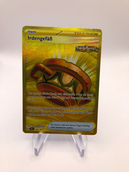 Pokemon Karte Trainer Gold Irdengefäß 96/64 Deutsch