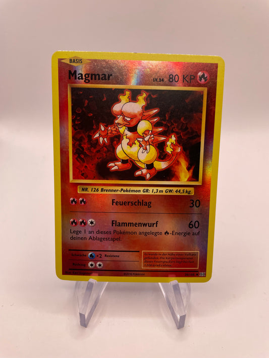 Pokemon Karte Revers Magmar 20/108 Deutsch