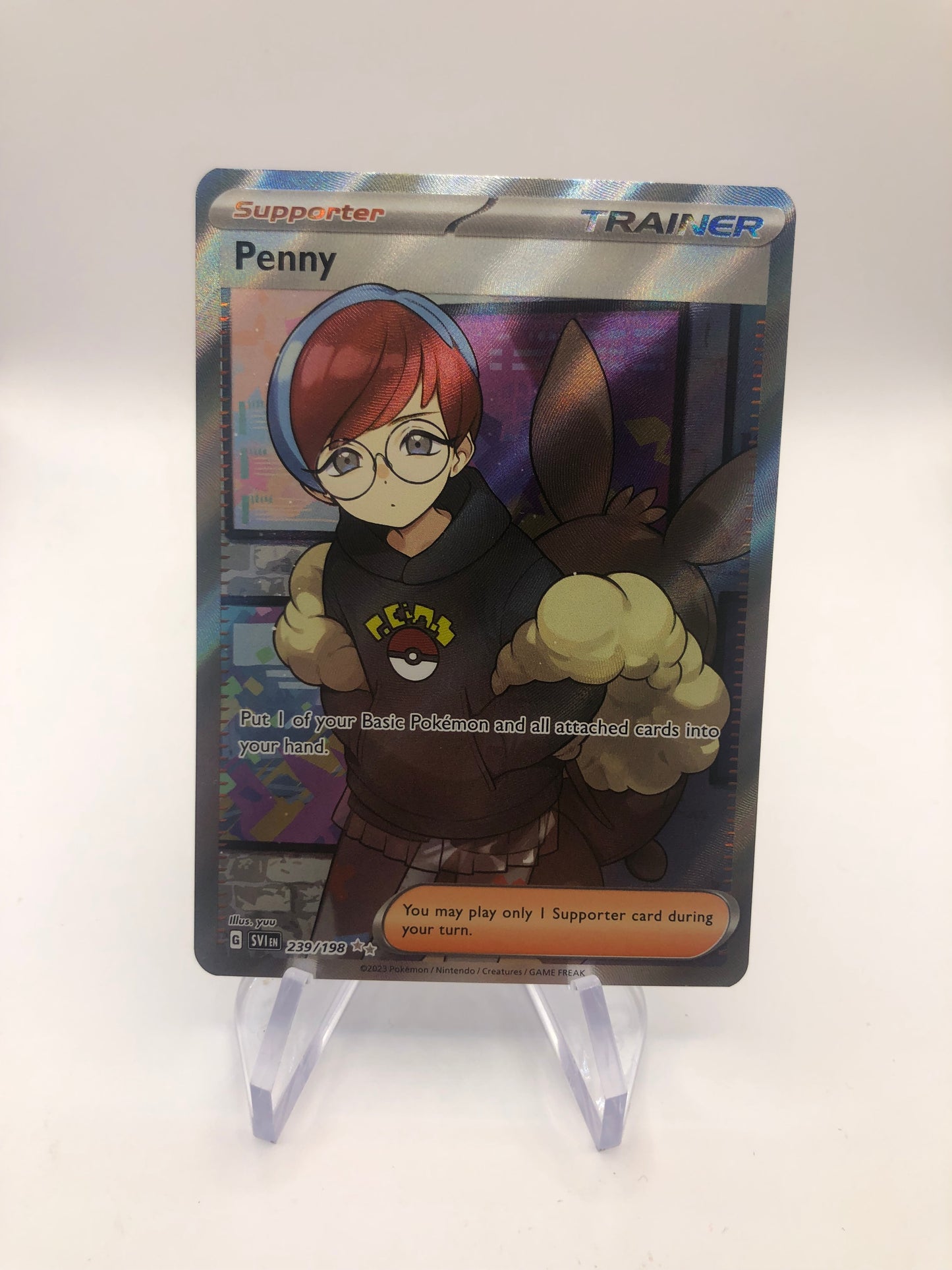 Pokemon Karte Trainer Penn 239/198 Englisch