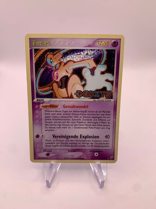 Pokemon Karte Holo Deoxys 16/107 Deutsch