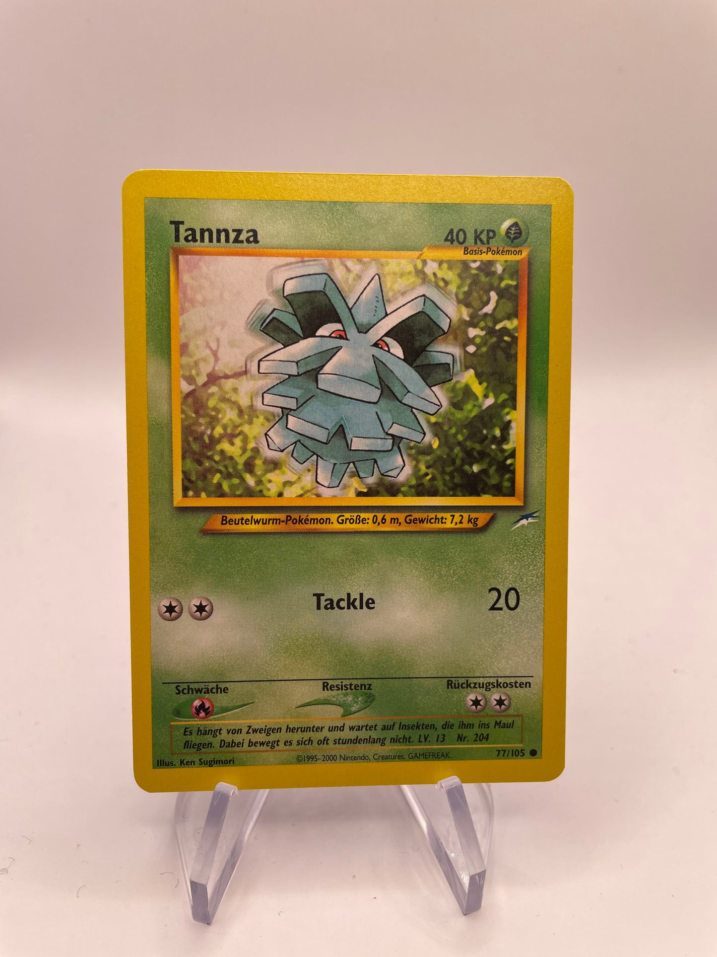 Pokemon Karte Neo Destiny Tannza 77/105 Deutsch