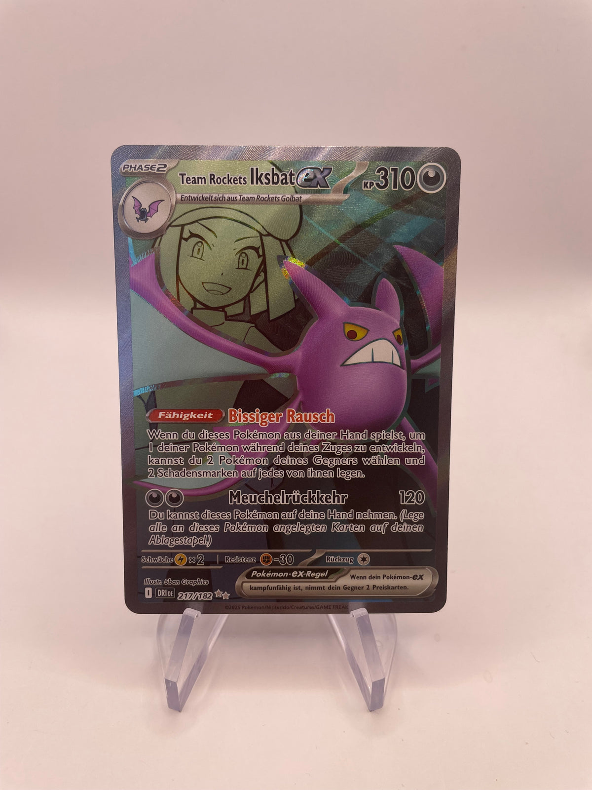 Pokemon Karte Ex Iksbat 217/182 Deutsch