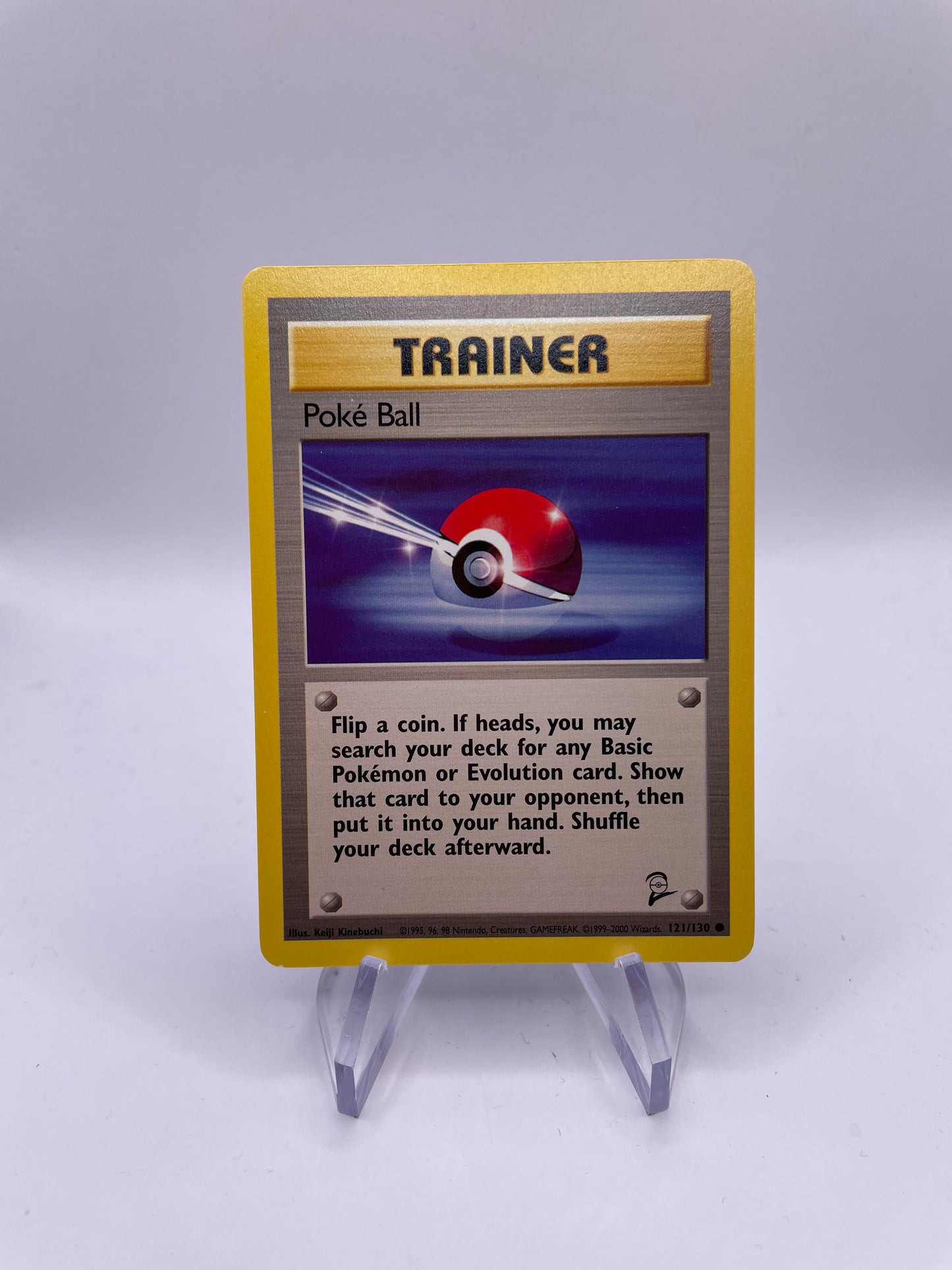 Pokemon Karte Base Set 2 Trainer Poke Ball 121/130 Englisch