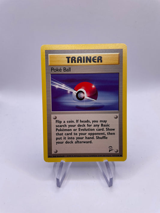 Pokemon Karte Base Set 2 Trainer Poke Ball 121/130 Englisch
