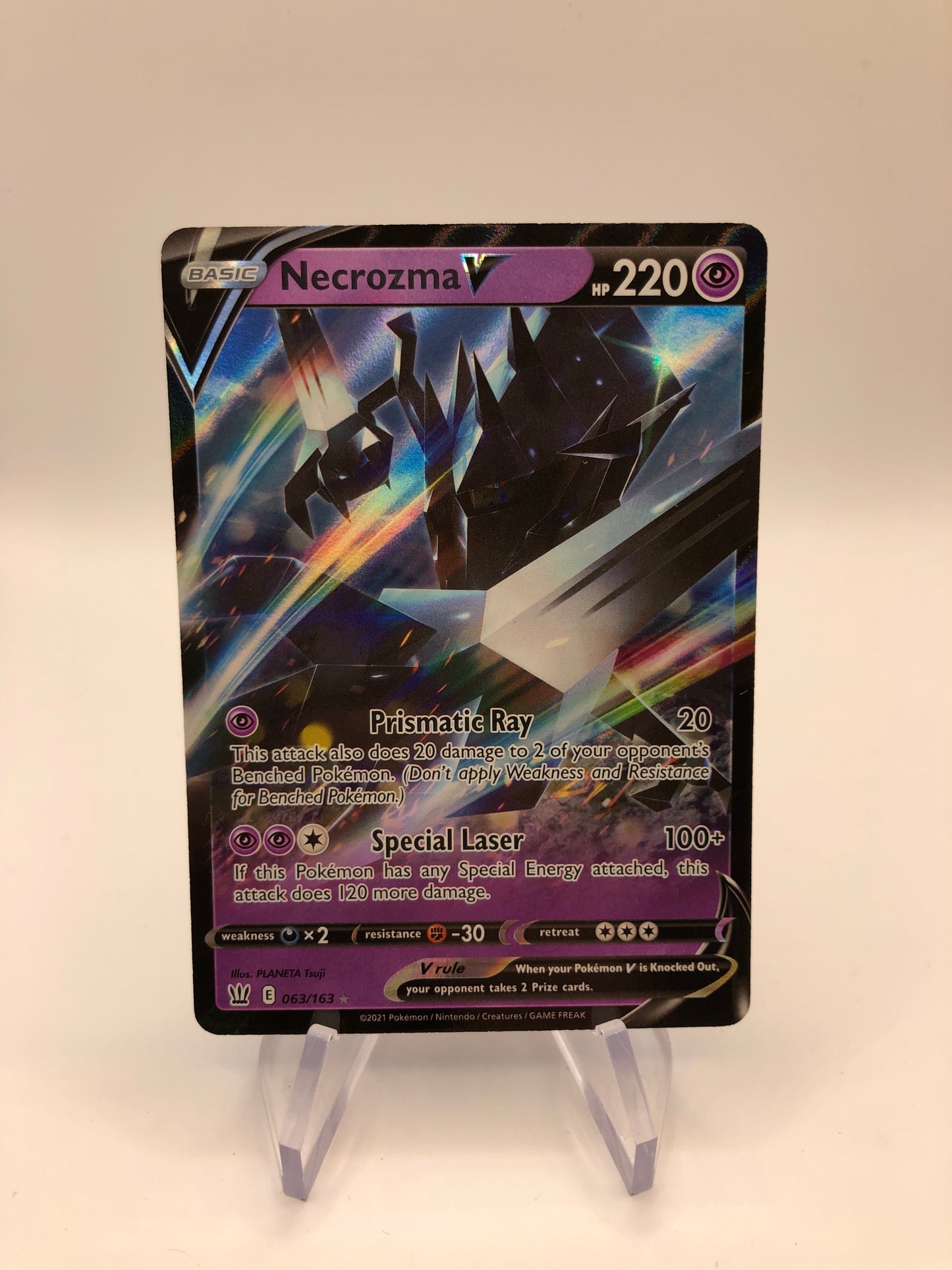 Pokemon Karte V Necrozma 63/163 Englisch
