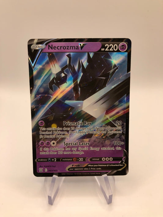 Pokemon Karte V Necrozma 63/163 Englisch