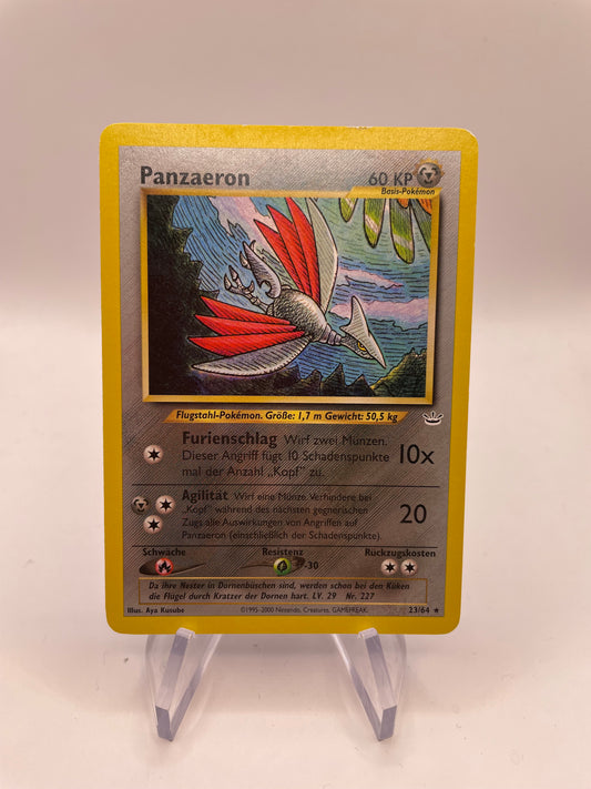 Pokémon Karte Panzaeron 23/64 Deutsch