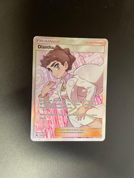 Pokemon Karte Trainer Diantha 130/131 Deutsch