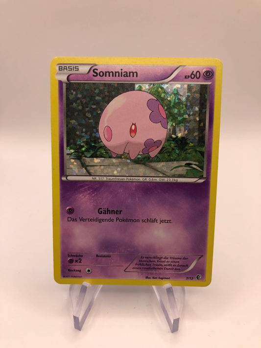 Pokemon Karte Holo Somniam 7/12 Deutsch