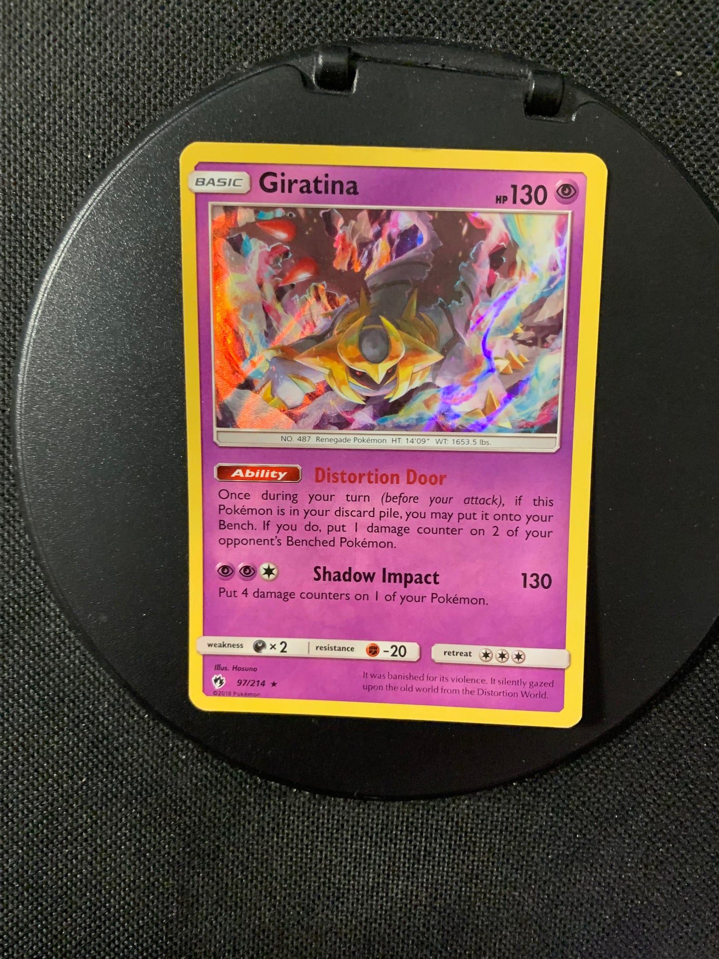 Pokemon Karte Holo Giratina 97/214 Englisch