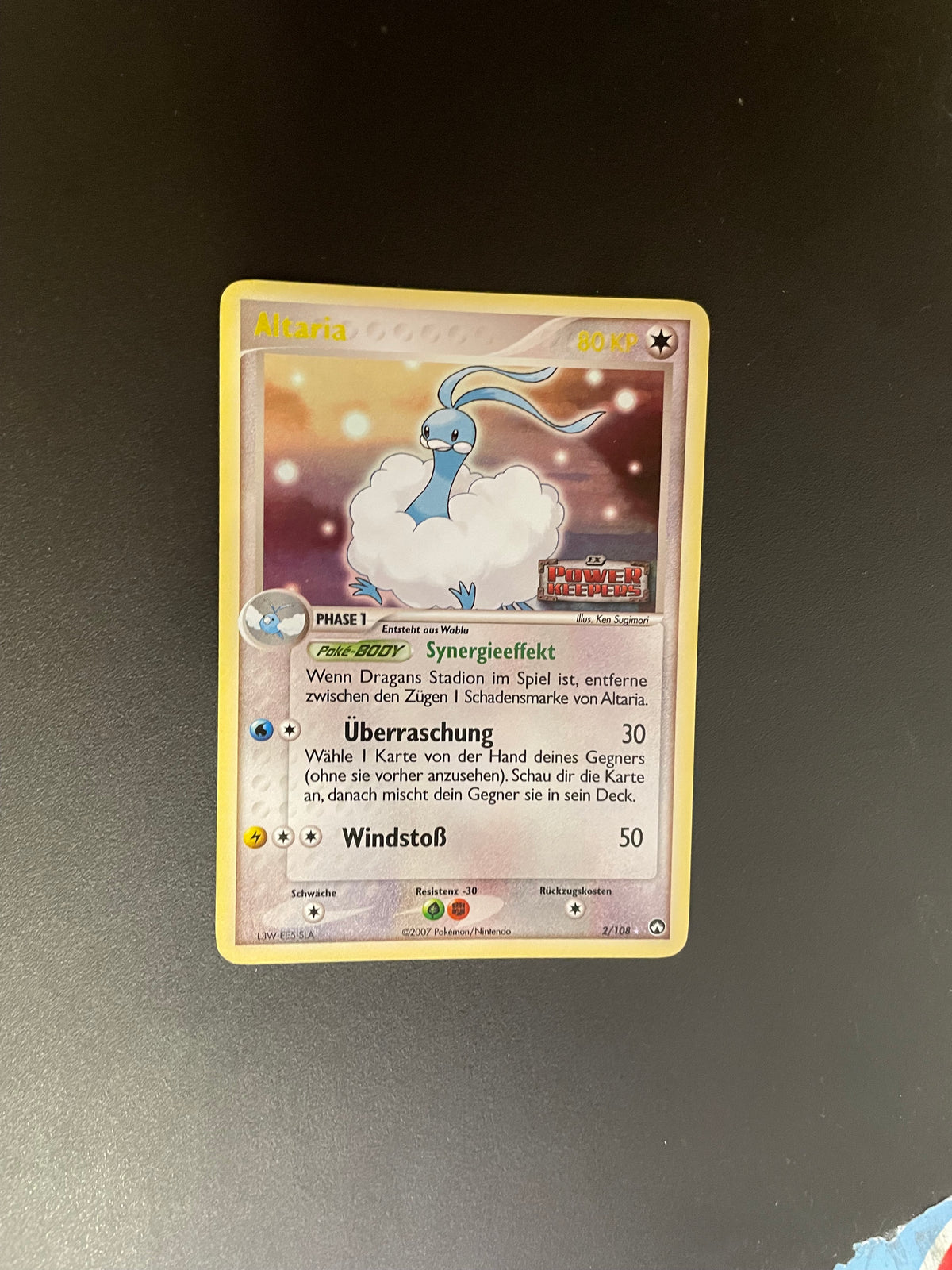 Pokémon Karte Altaria 2/108 Deutsch