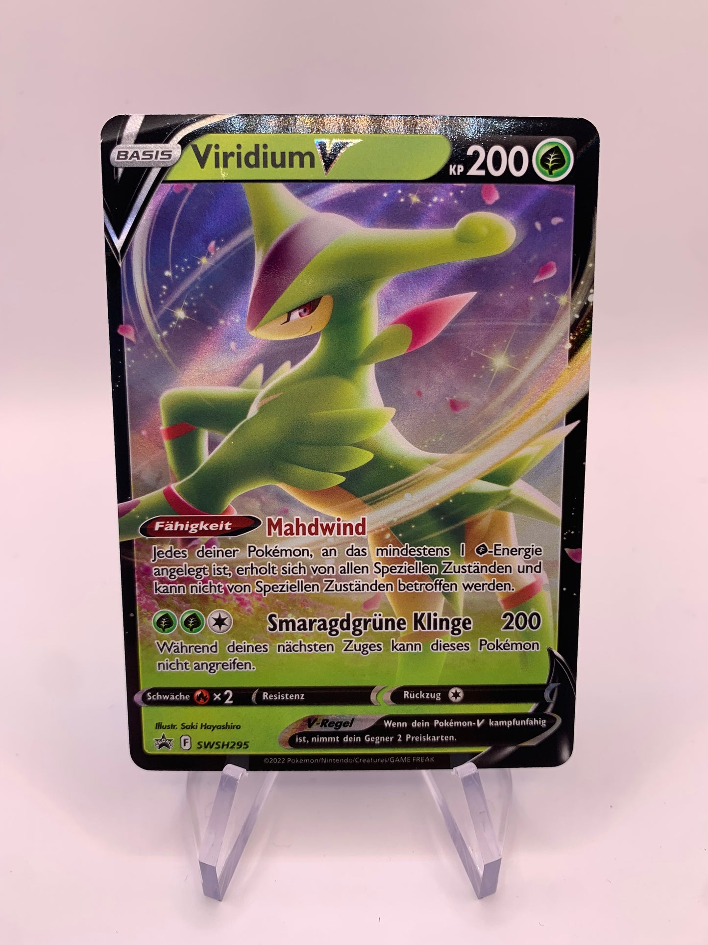 Pokemon Karte V Promo Viridium SWSH295 Deutsch