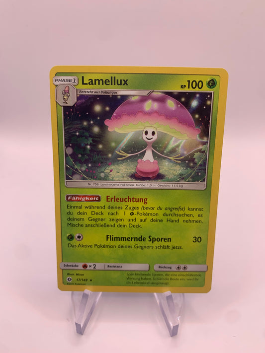 Pokemon Karte Holo Lamellux 17/149 Deutsch