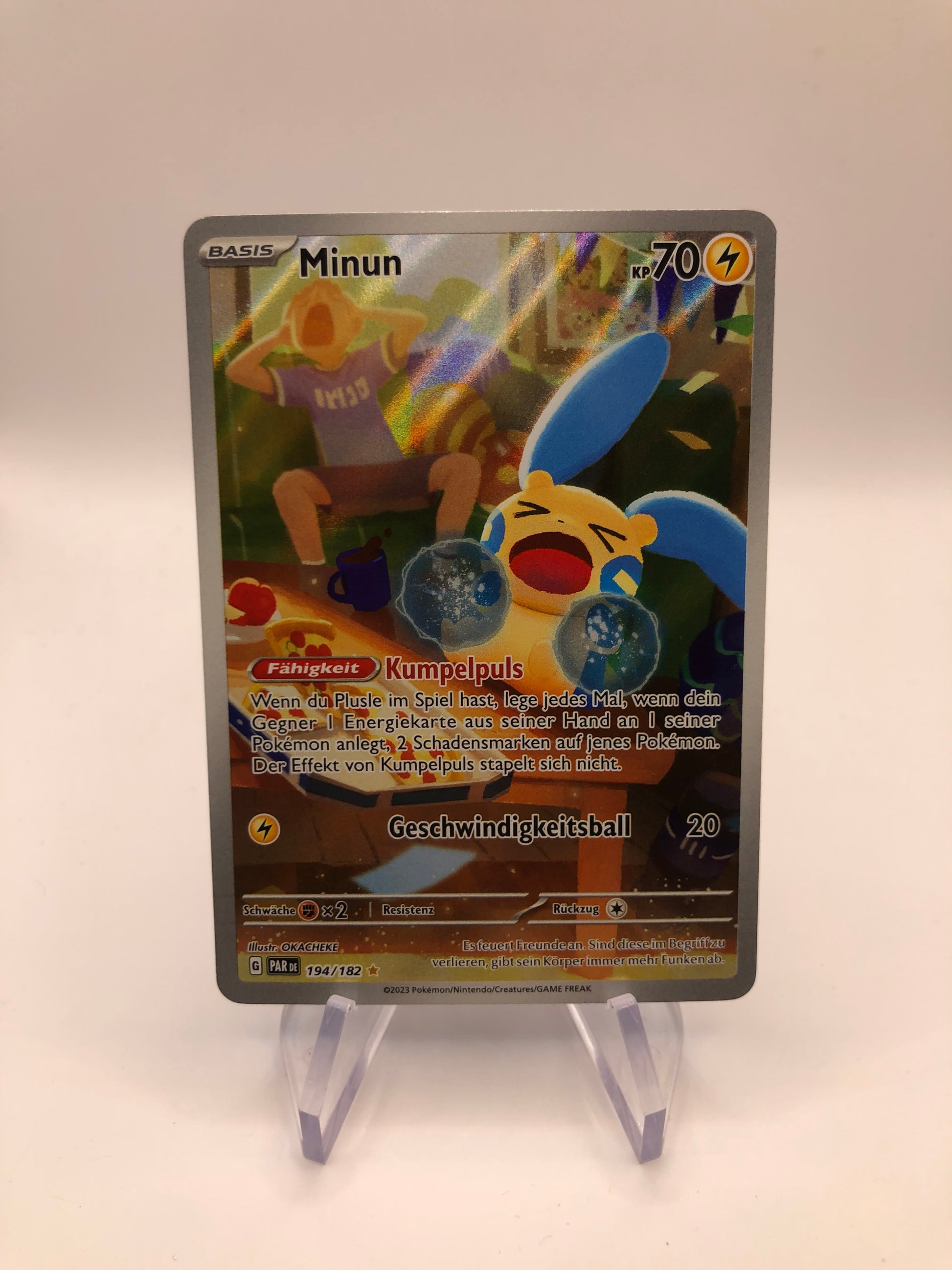 minun full art pokemon card Pokemon Karte Art-Rare Minun 194/182 Deutsch – SHPNPokestore
