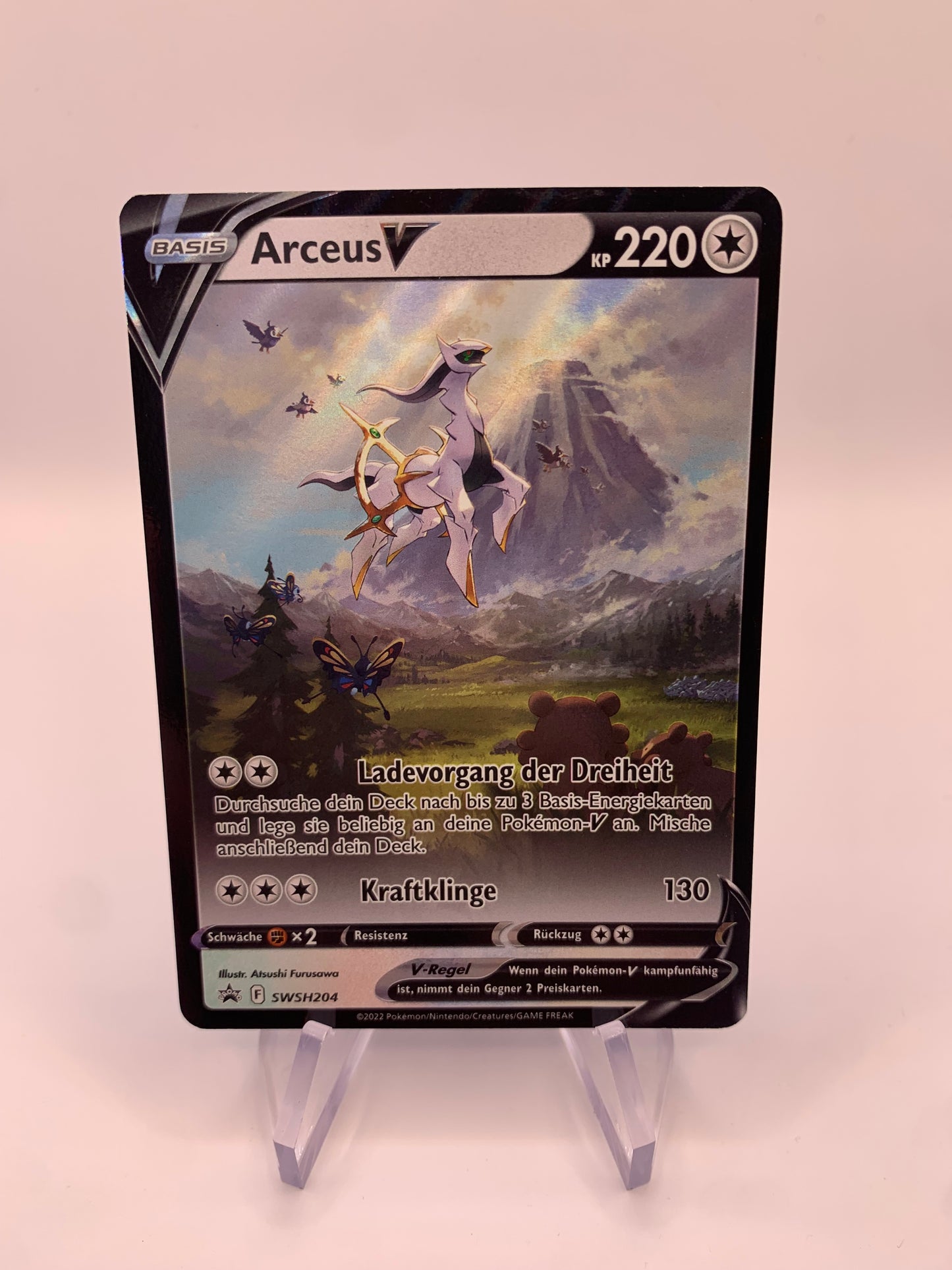 Pokemon Karte V Promo Arceus SWSH204 Deutsch