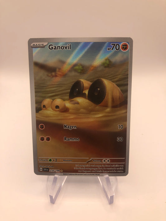 Pokemon Karte Art Rare Ganovil 216/198 Deutsch