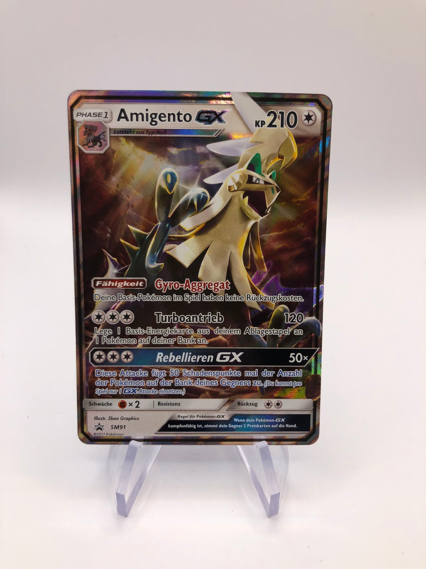 Pokemon Karte Promo GX Amigento SM91 Deutsch
