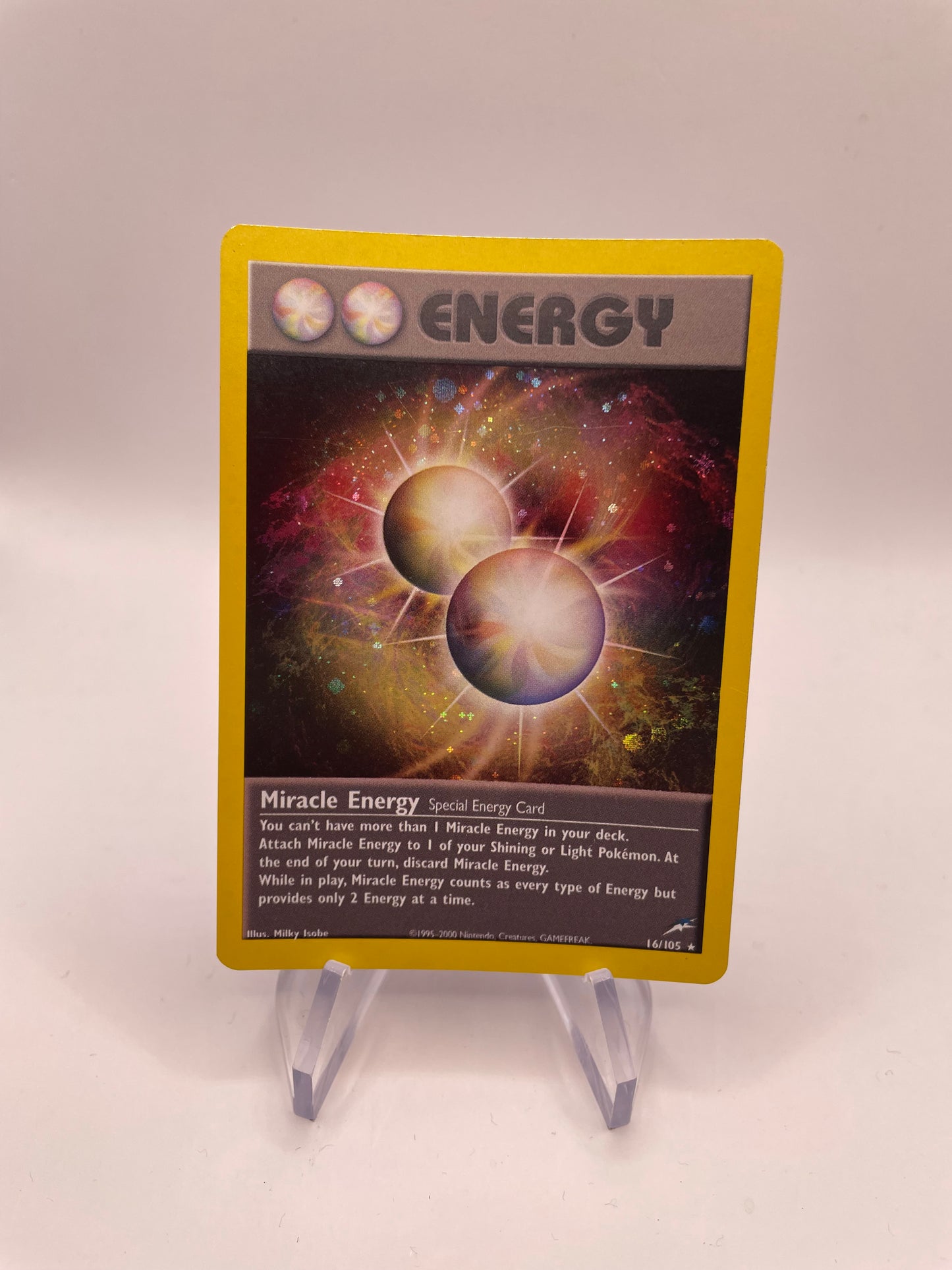 Pokemon Karte Holo Neo Destiny Energy 16/105 Englisch