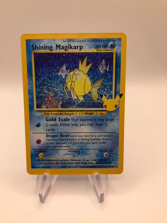 Pokemon Karte Celebration Holo schimmerndes Karpador 66/64 Englisch