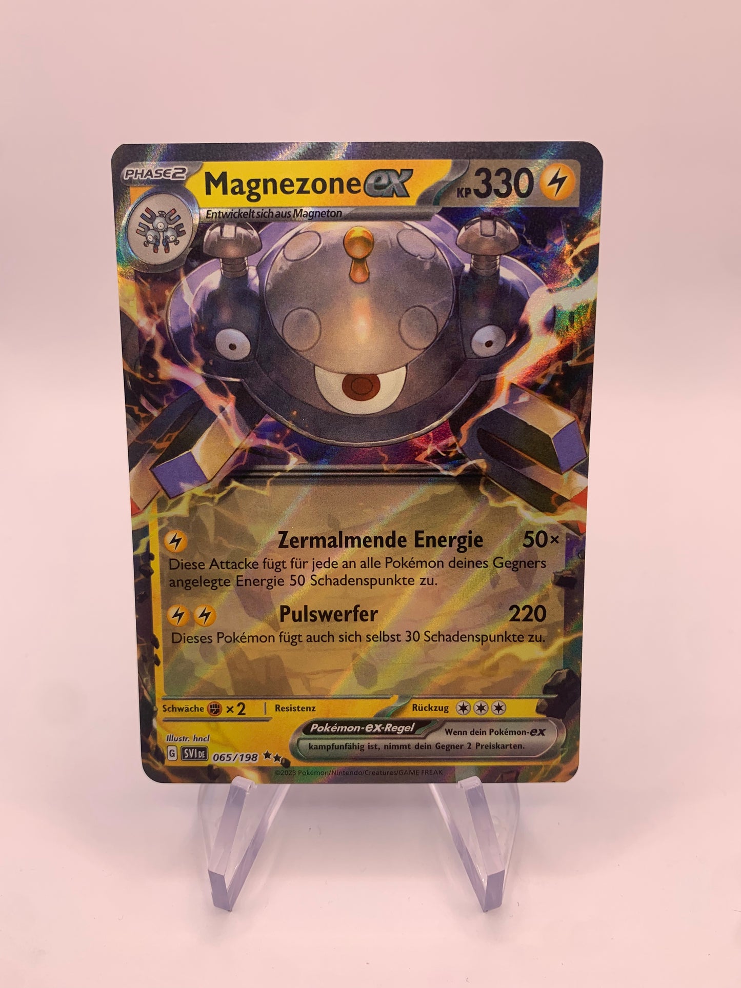 Pokemon card ex Magnezone 65/198 German