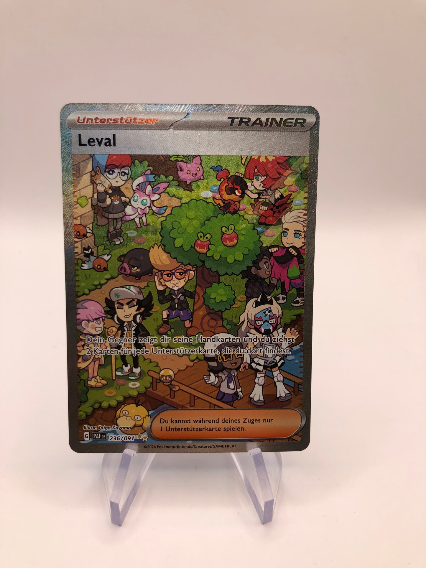 Pokemon Karte Trainer Leval 236/91 Deutsch