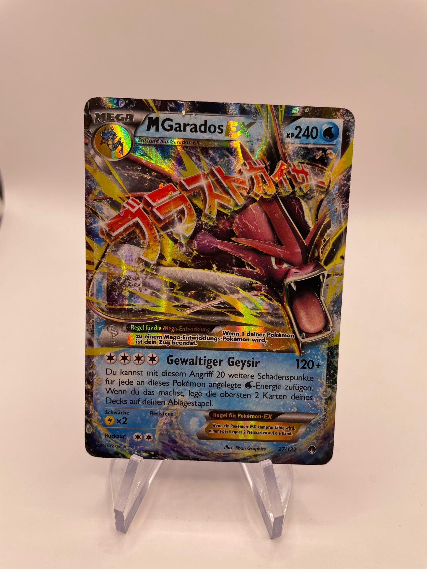 Pokemon Karte EX Mega 27/122 Deutsch