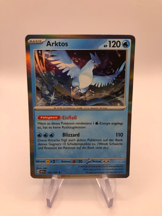 Pokemon Karte Arktos 144/165 Deutsch