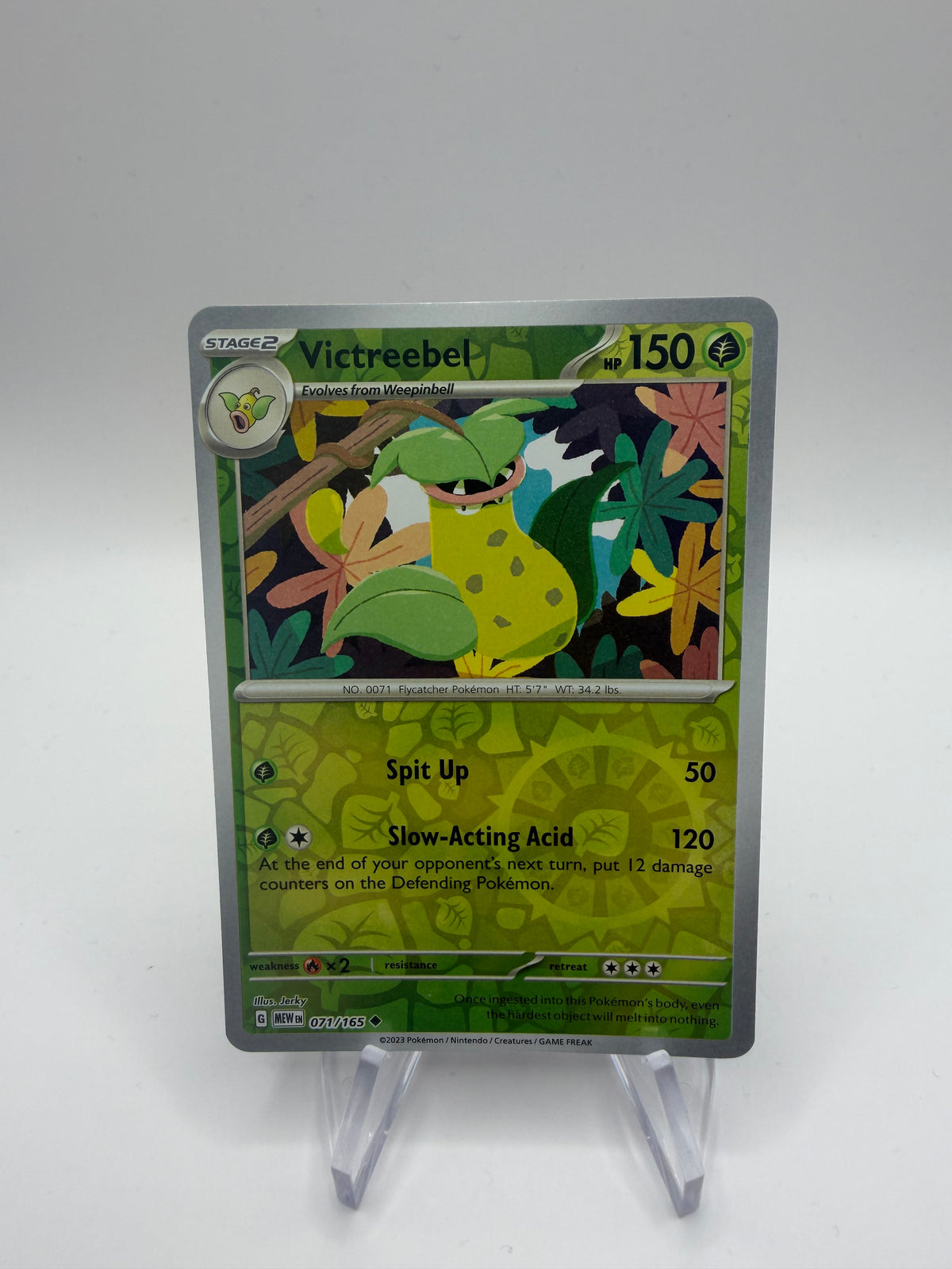 Pokemon Karte Reverse 151 Sarzenia 71/165 Englisch