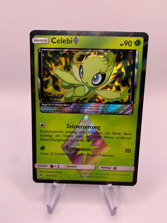 Pokemon Karte Prisma Celebi 19/214 Deutsch