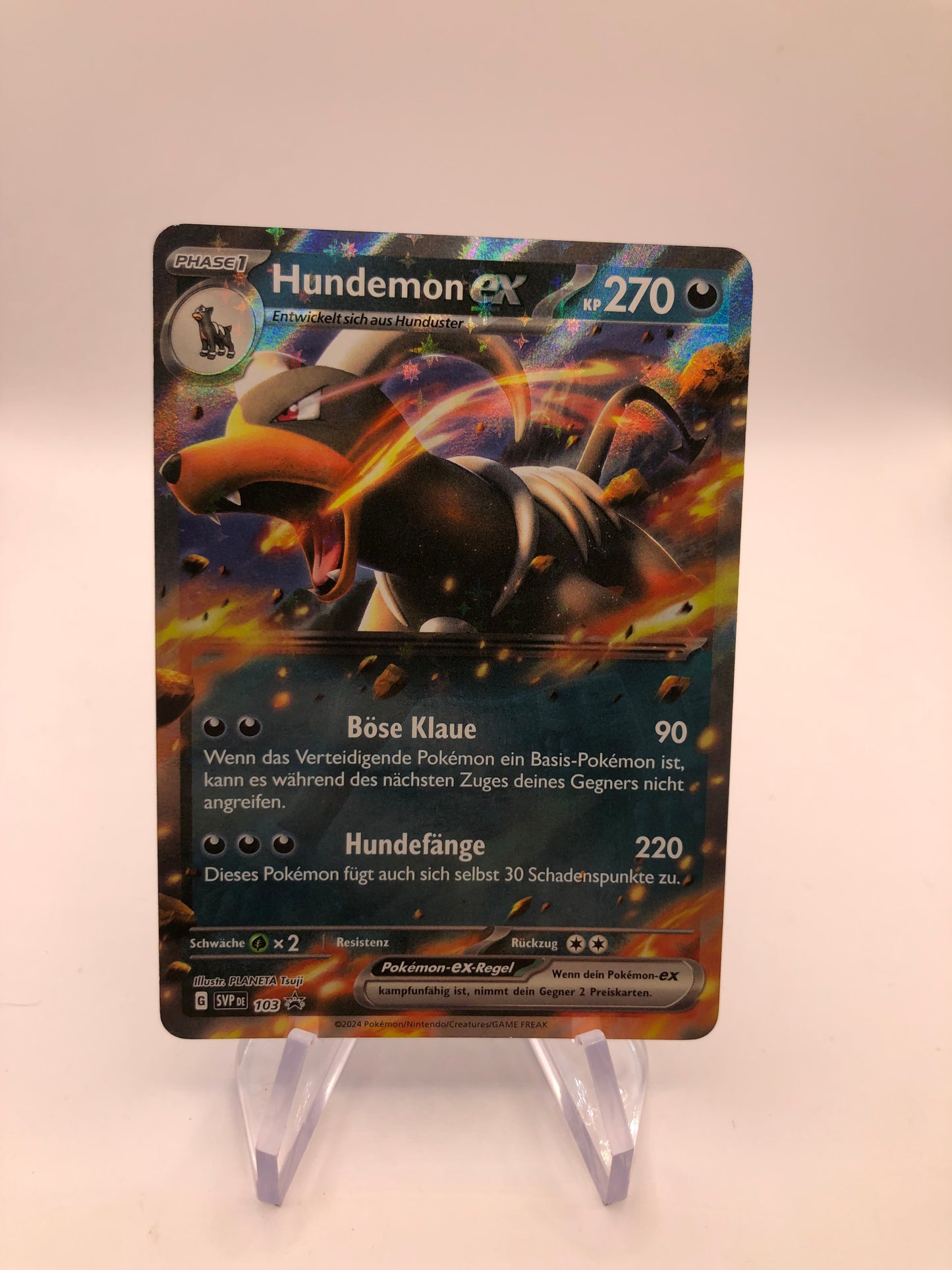 Pokemon Karte Ex Promo Hundemon 103 Deutsch