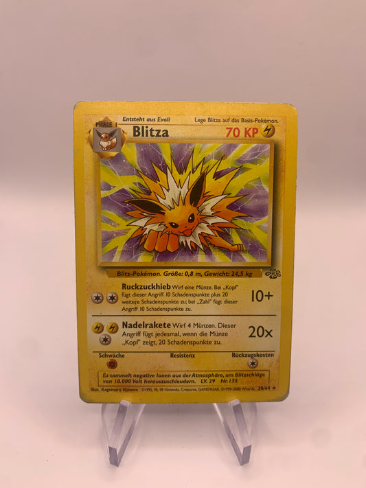 Pokemon Karte Jungel Blitza 20/64 Deutsch