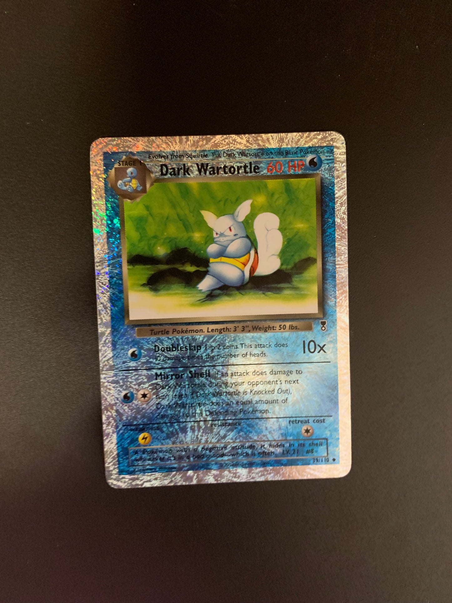 Pokemon Karte Revers Dunkles Schillok 39/110 Englisch