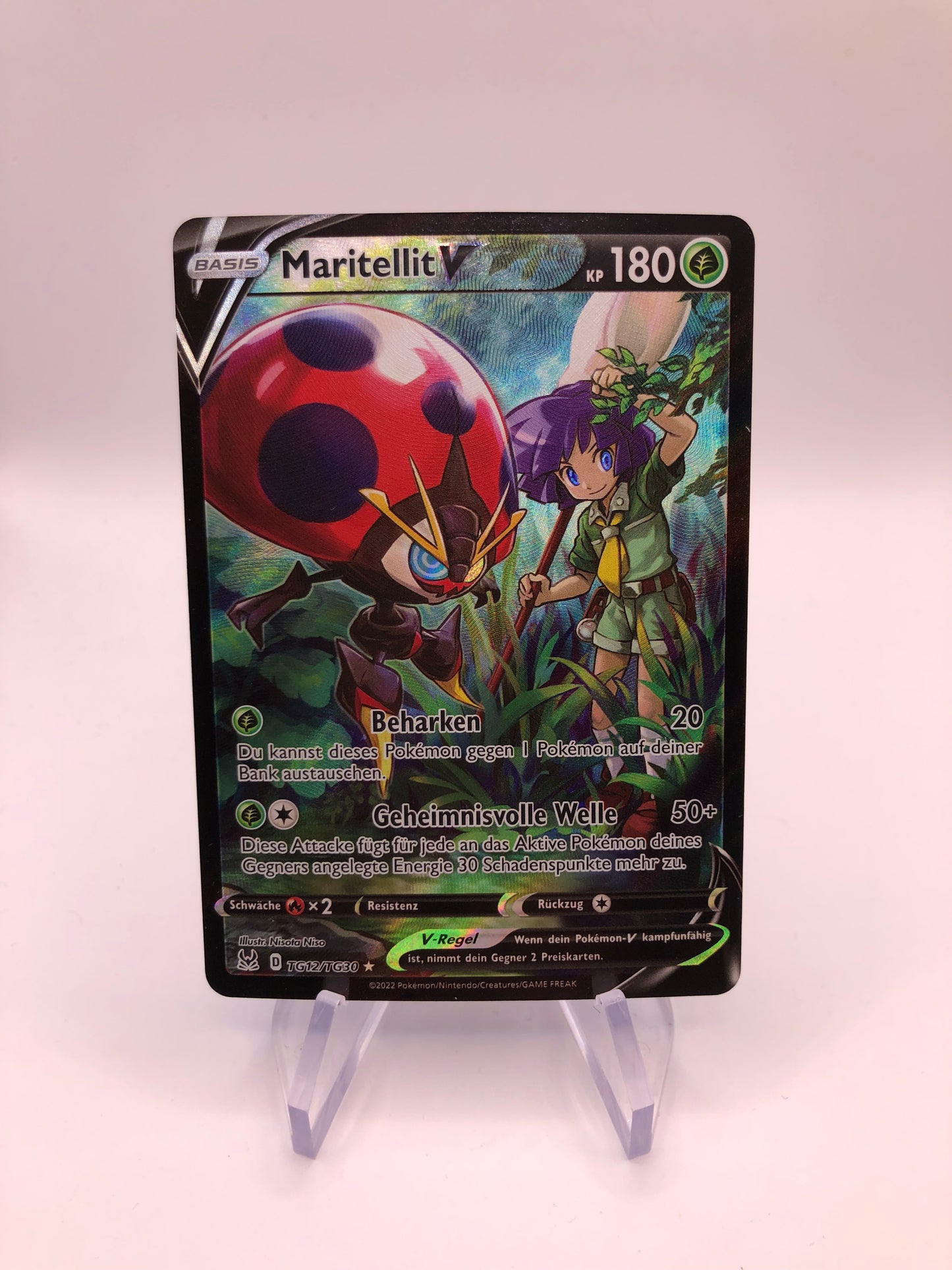 Pokemon Karte V Maritellit TG12/TG30 Deutsch